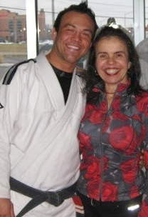 Silvia Gallo and her son, former MMA star Jorge Gurgel. Photo: Cage Potato