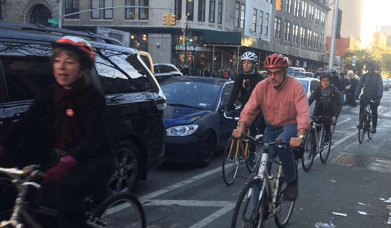 TA Celebrates Manhattan’s New Bike Lanes With Local Electeds