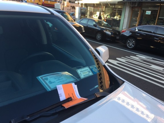 Eyes on the Street: Parking Placard Unicorn Spotted on Smith Street