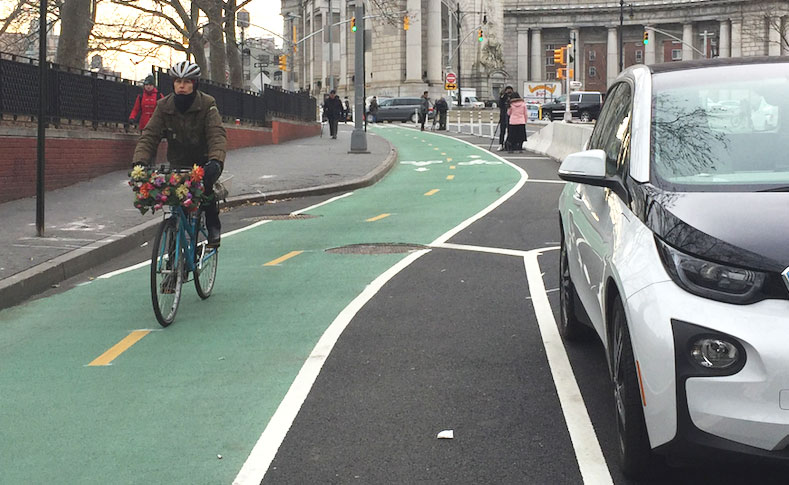 Feast Your Eyes on the New Chrystie Street Protected Bike Lane