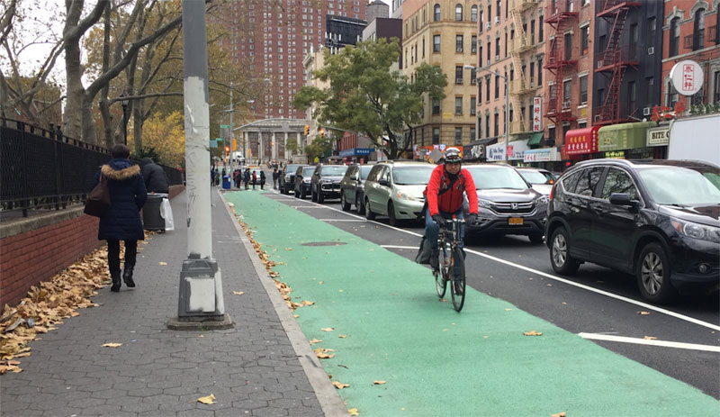 The Beginnings of the Chrystie Street Protected Bike Lane