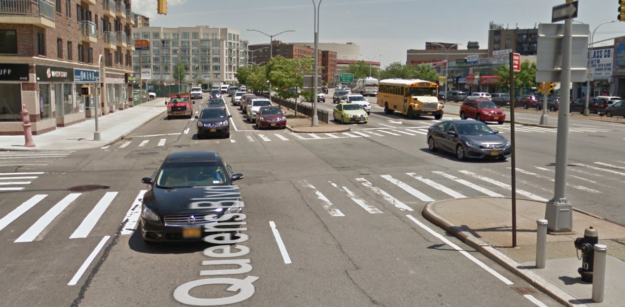 The same intersection in June of this year. Photo: Google Maps