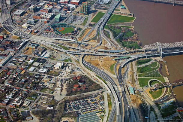 With Louisville’s Gargantuan New Interchange Comes a Profound Loss