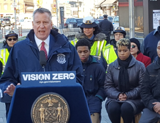 Here’s How de Blasio Will Spend $400 Million on Street Safety Improvements