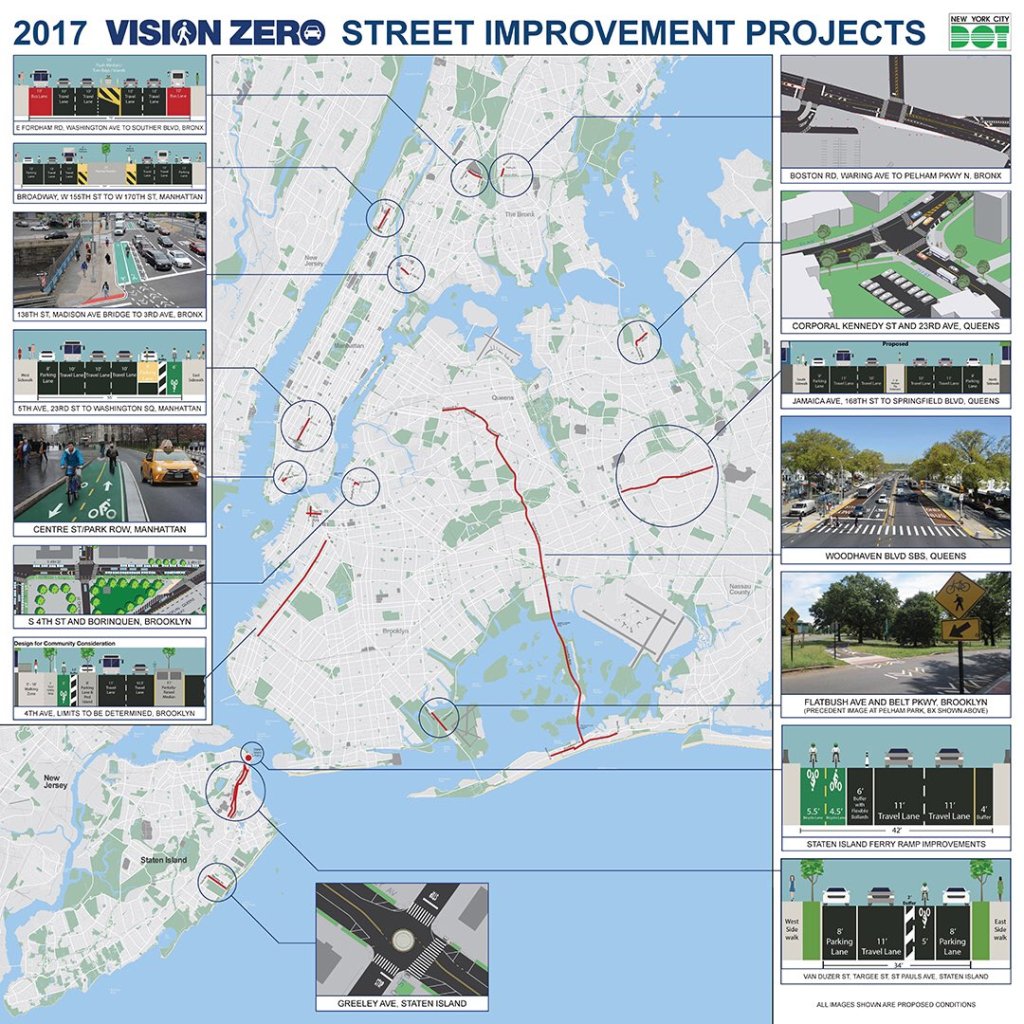 De Blasio Previews His 2017 Street Safety Agenda