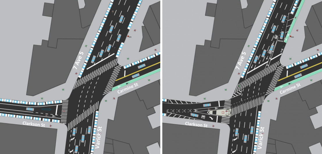 The project's terminus. Image: DOT