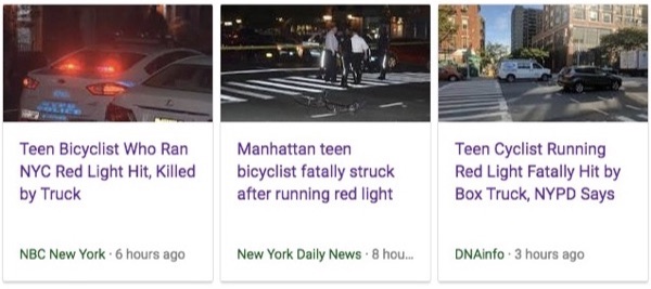 NYPD’s default response to a cyclist death is to blame the victim, and the press generally parrots the claim without question.