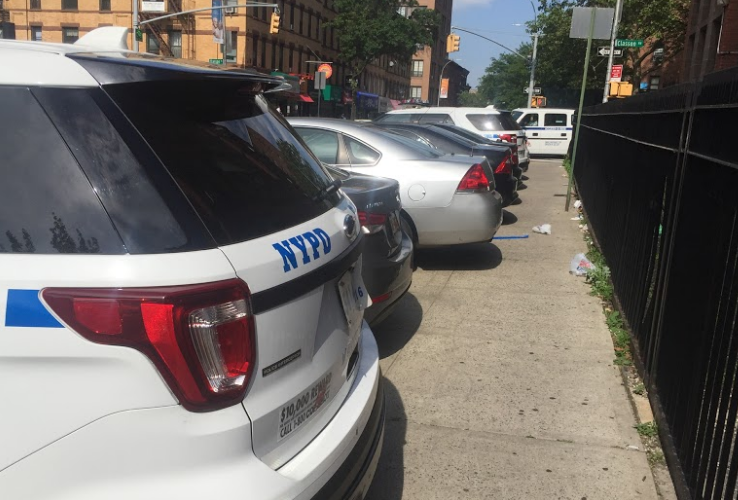 Reckless NYPD Drivers Insensitively Park Killing Machine in the Bike Lane 