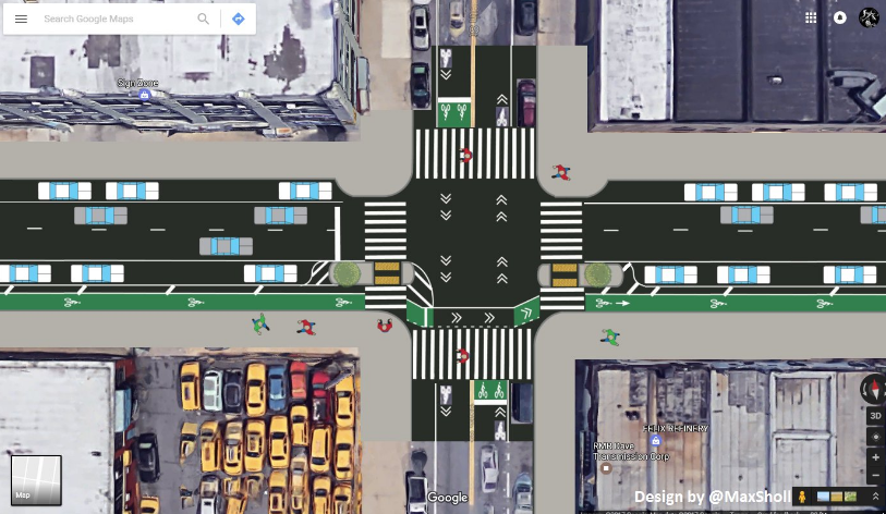 Yes, There’s Room for a Protected Bike Lane on 43rd Avenue