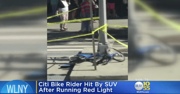 Witness: Speeding Driver Ran Red and Struck Cyclist. NYPD: Nah, Victim’s Fault.