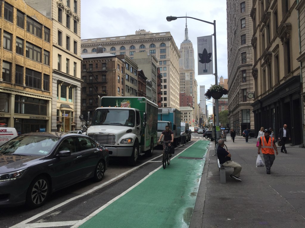 This Week: Tell DOT 5th Ave Needs a Protected Bike Lane in Midtown