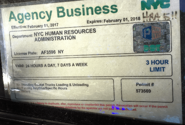 City Employee Actually Faces Punishment For (Pretty Blatant) Placard Abuse