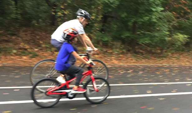 Parents and Kids Ride for a Car-Free Prospect Park