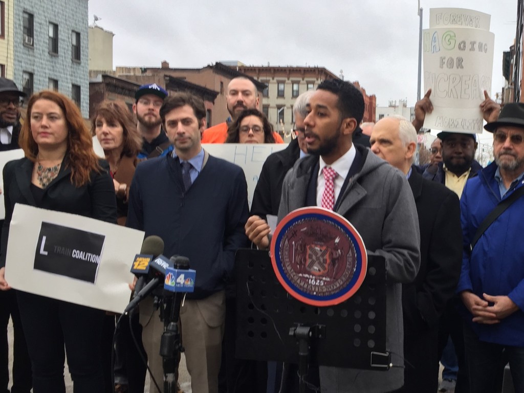 Brooklyn Electeds Press DOT and MTA to Give L Train Riders the Transit They Need