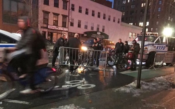 Shameful Scenes From de Blasio’s Crackdown on Delivery Workers Who Use Electric Bikes