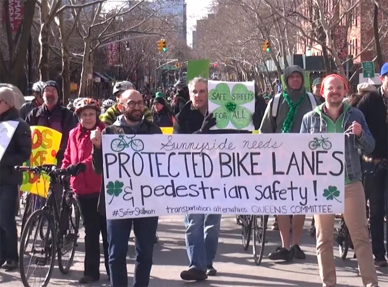 Marching With a Message: Fix the Missing Link in Queens’ Most Important Bike Route