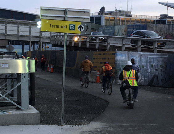 A Driver Killed a Cyclist at LaGuardia, So the Port Authority Restricted Biking