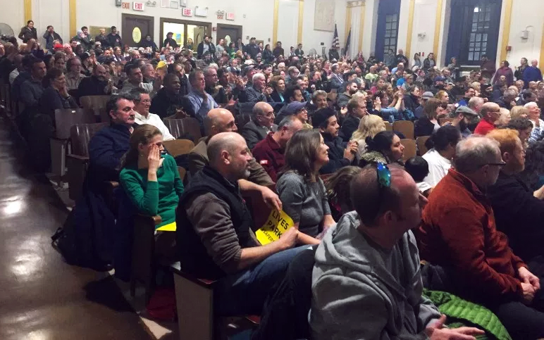 All Eyes on Van Bramer After Town Hall on Sunnyside Protected Bike Lanes