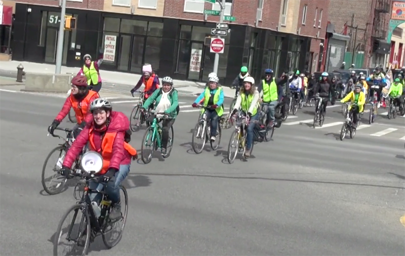 The Women’s Ride on Queens Boulevard Takes Aim at NYC’s Cycling Gender Gap