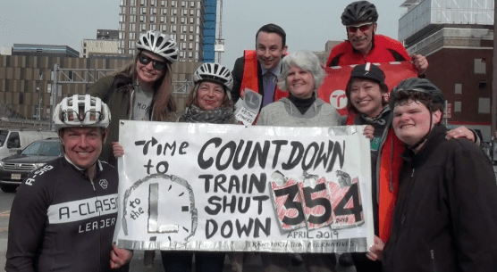 Streetfilms: Hop on the L Train Bike Train