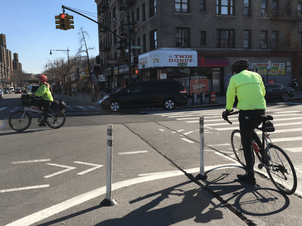 Ydanis Rodriguez Caves to Bike Haters on Dyckman Street