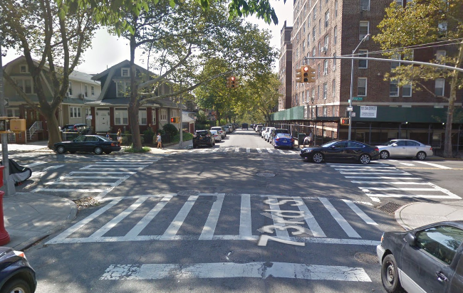 A man is in critical condition after being struck at 73rd Street and Ridge Boulevard by the driver of a Ford Explorer. Photo: Google Maps