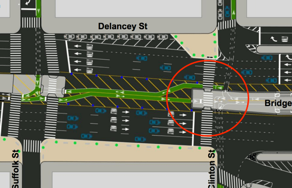NYPD’s Willy-B Bike Path Security Theater Turns Into NYPD’s Delancey Street Bike Ticket Trap