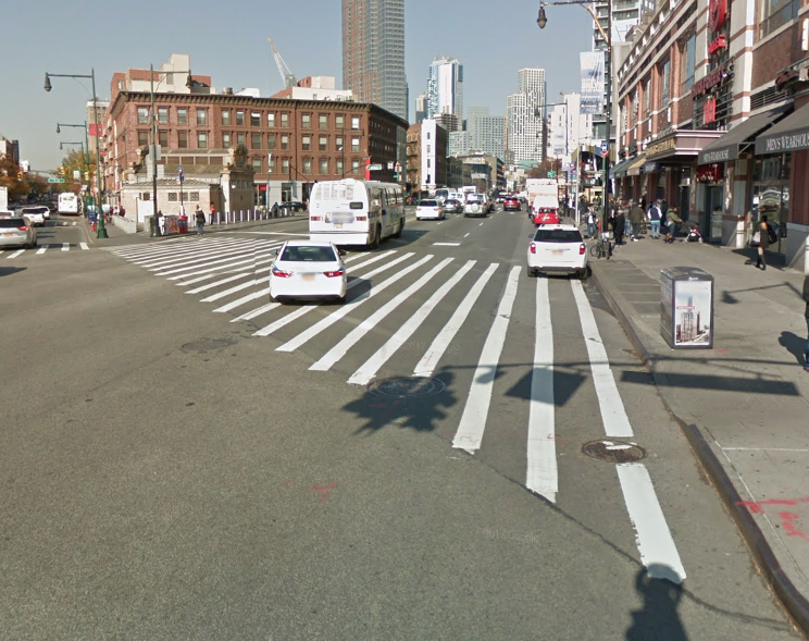 Flatbush and Atlantic, pictured last summer. Photo: Google Maps