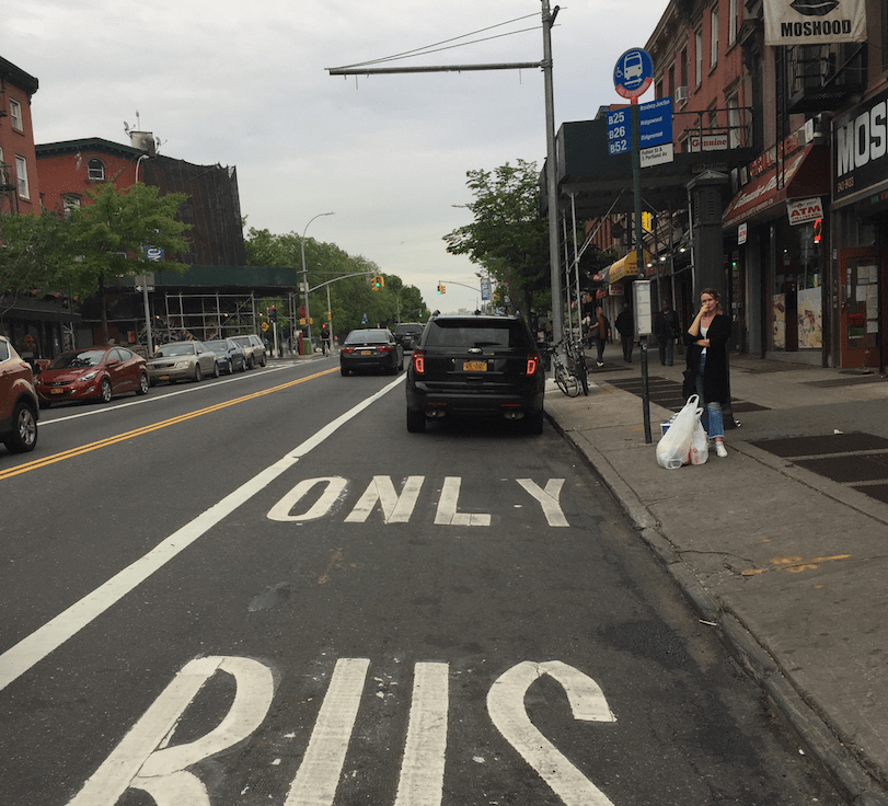 Eyes on the Street: Fulton Street Gets Its New Bus Lanes