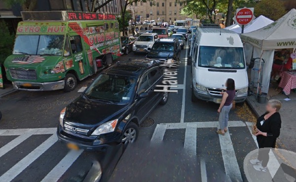 What the plaza will replace. Image: Google Maps (h/t Bernard Finucane)