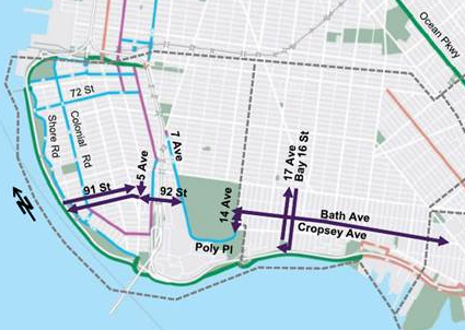 Bay Ridge Community Board Presses DOT for Better East-West Bike Connections
