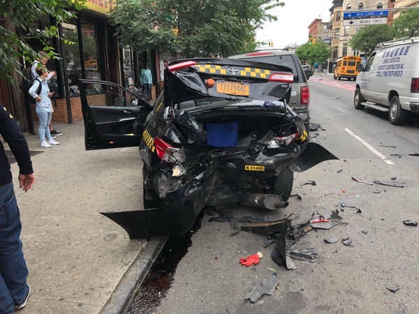 NYPD Does Nothing After Driver Leaves Trail of Destruction on Nostrand Avenue, Injuring 1