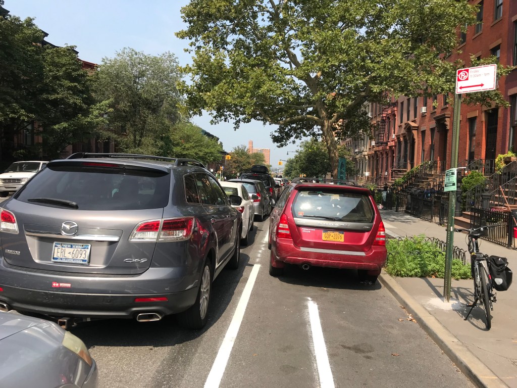 UPDATE! A Single Car is Ruining the City’s New Ninth Street Bike Lane