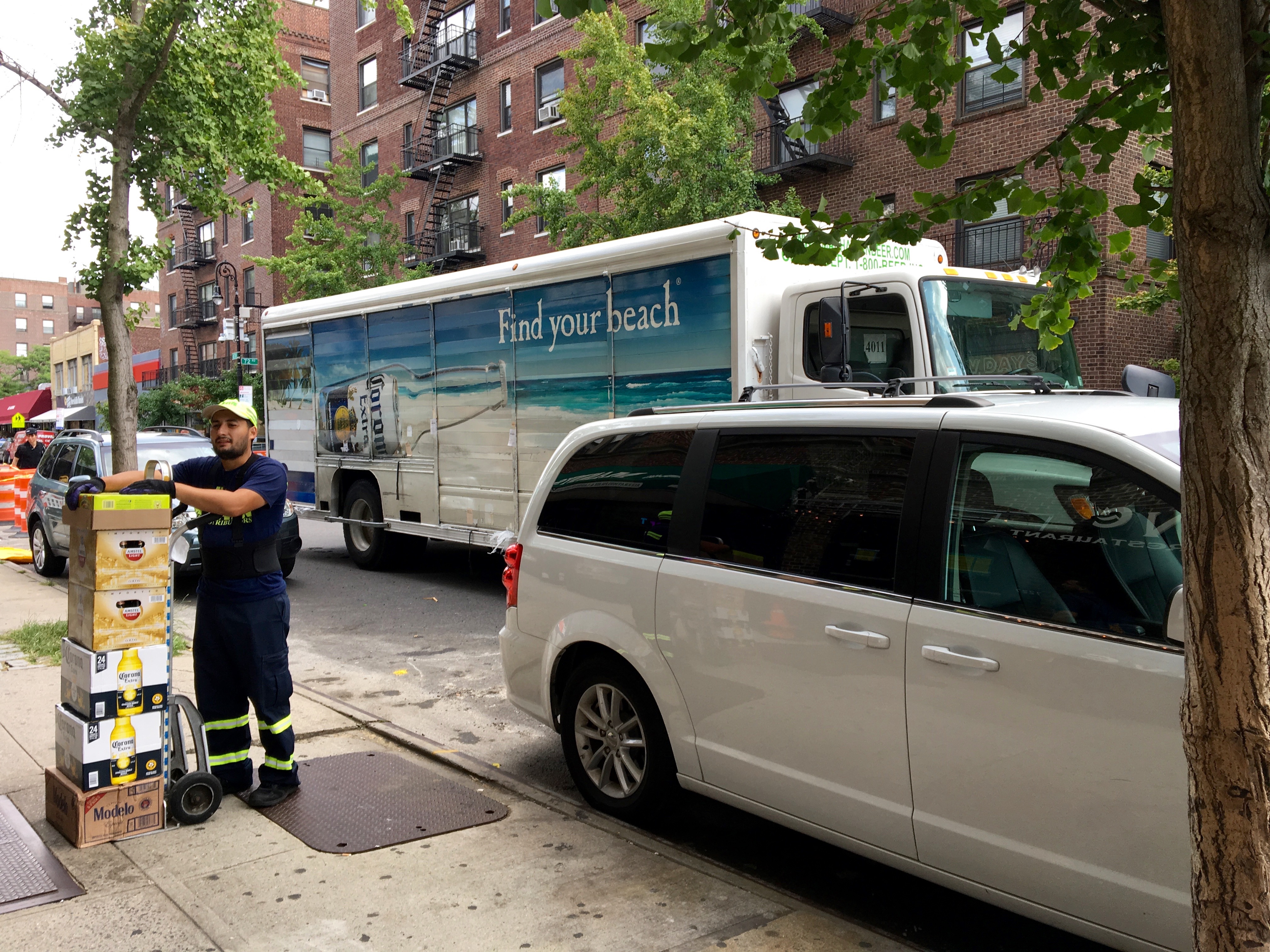 Business as usual when the curb-side space is too inexpensive or too readily available for on-street car storage. Photo: Laura A. Shepard.