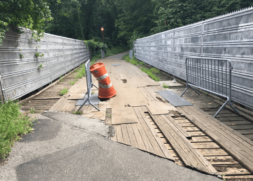 This Greenway Bridge is Falling Apart — And Should Have Been Replaced By Now