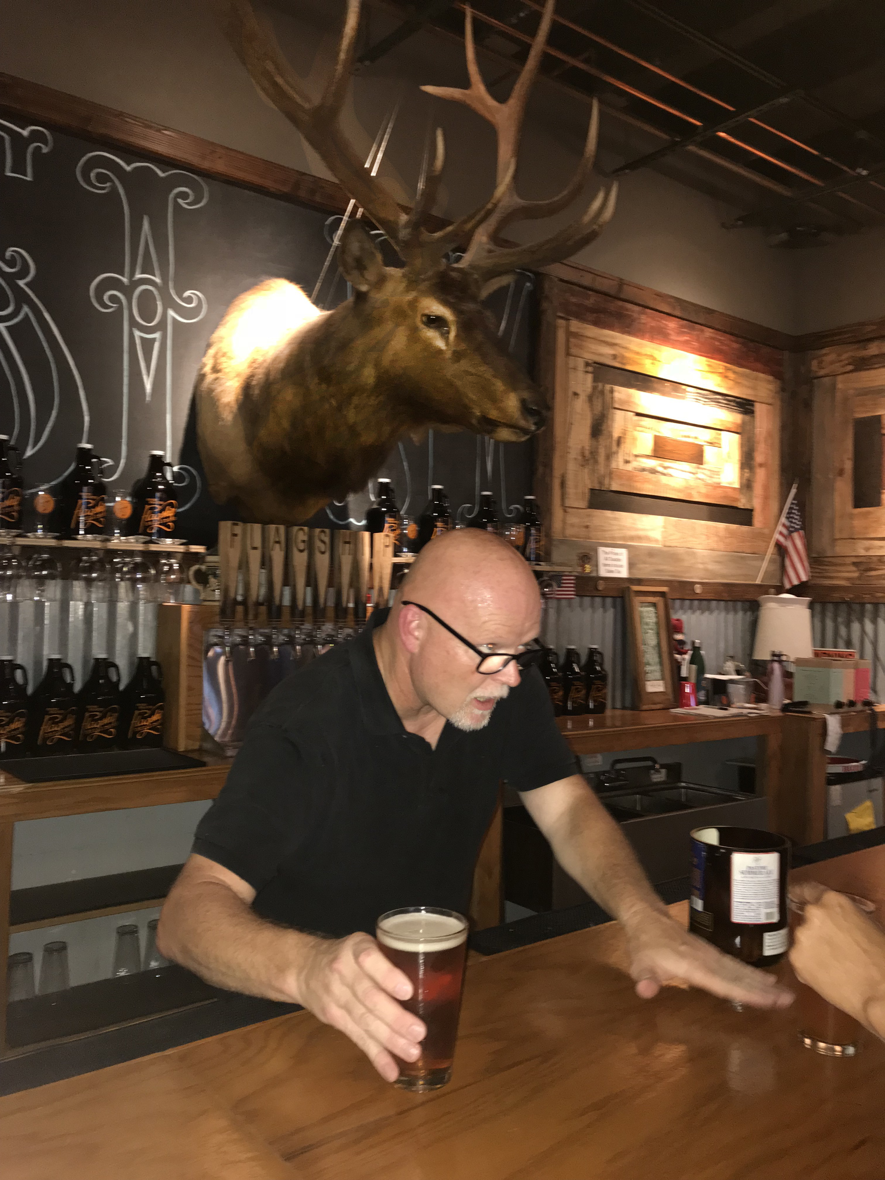 The reward at Flagship Brewery. Photo: Gersh Kuntzman