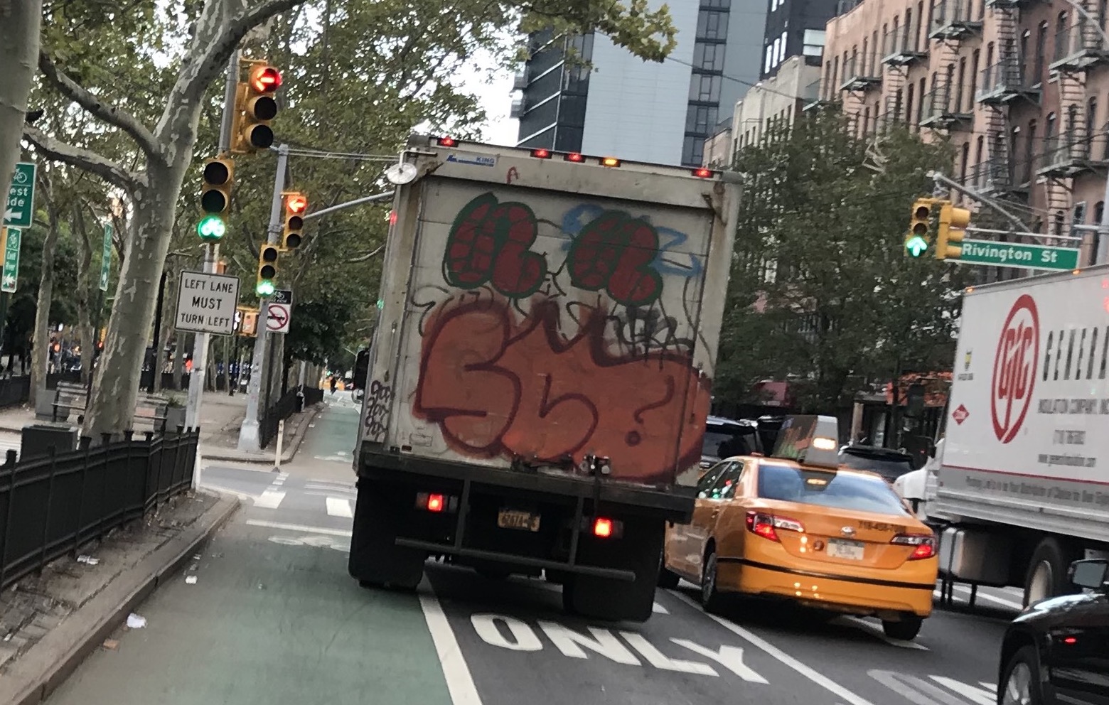 At a fully split phase intersection, cyclists get their own green light before they stop and cars can go.