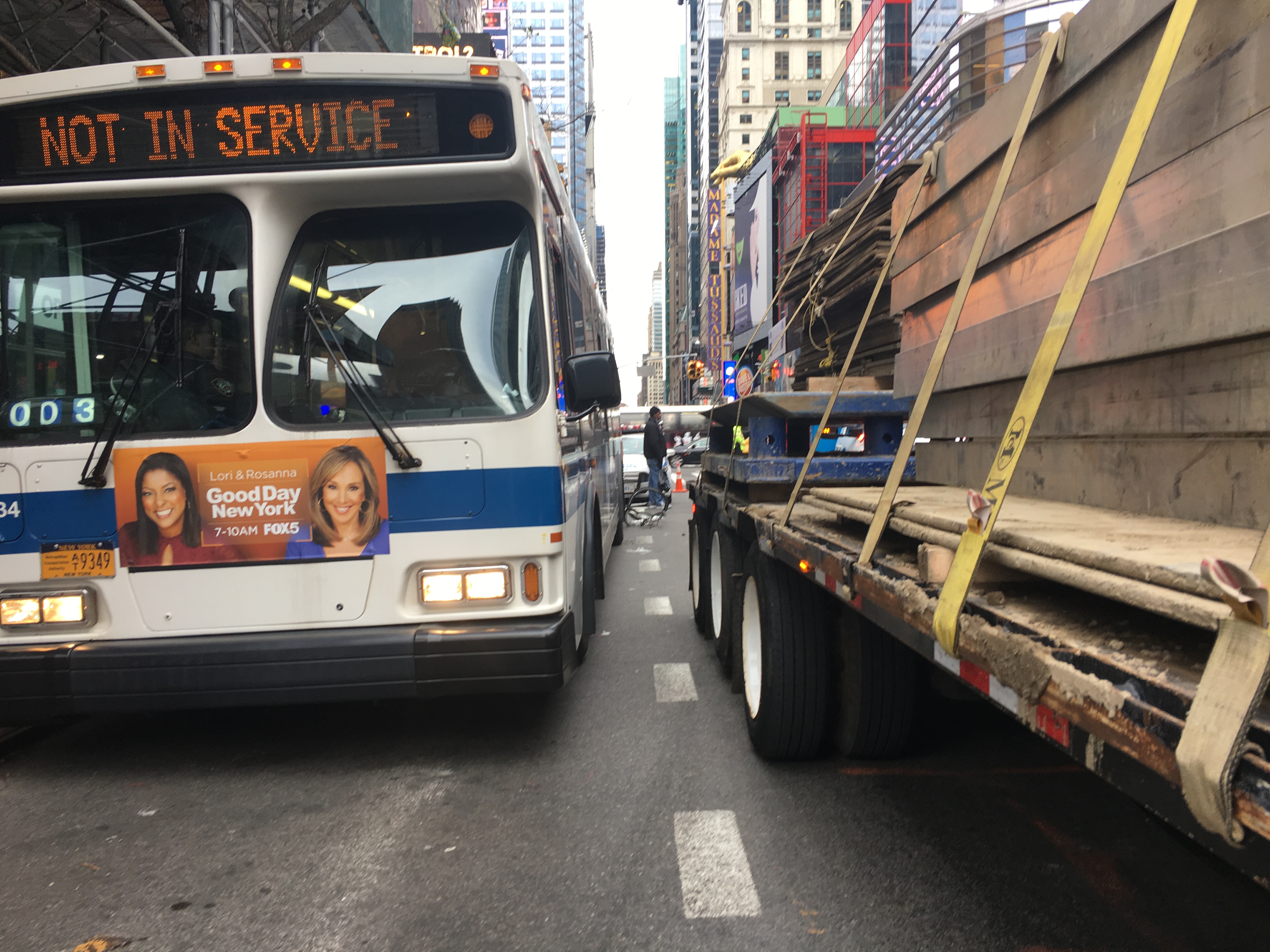 Another view of the crash.