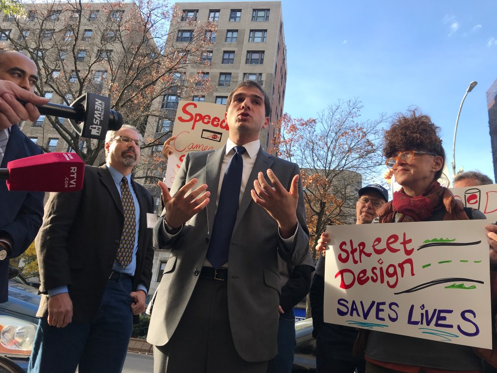 Andrew Gounardes Takes Victory Lap … At Vision Zero Safety Conference!