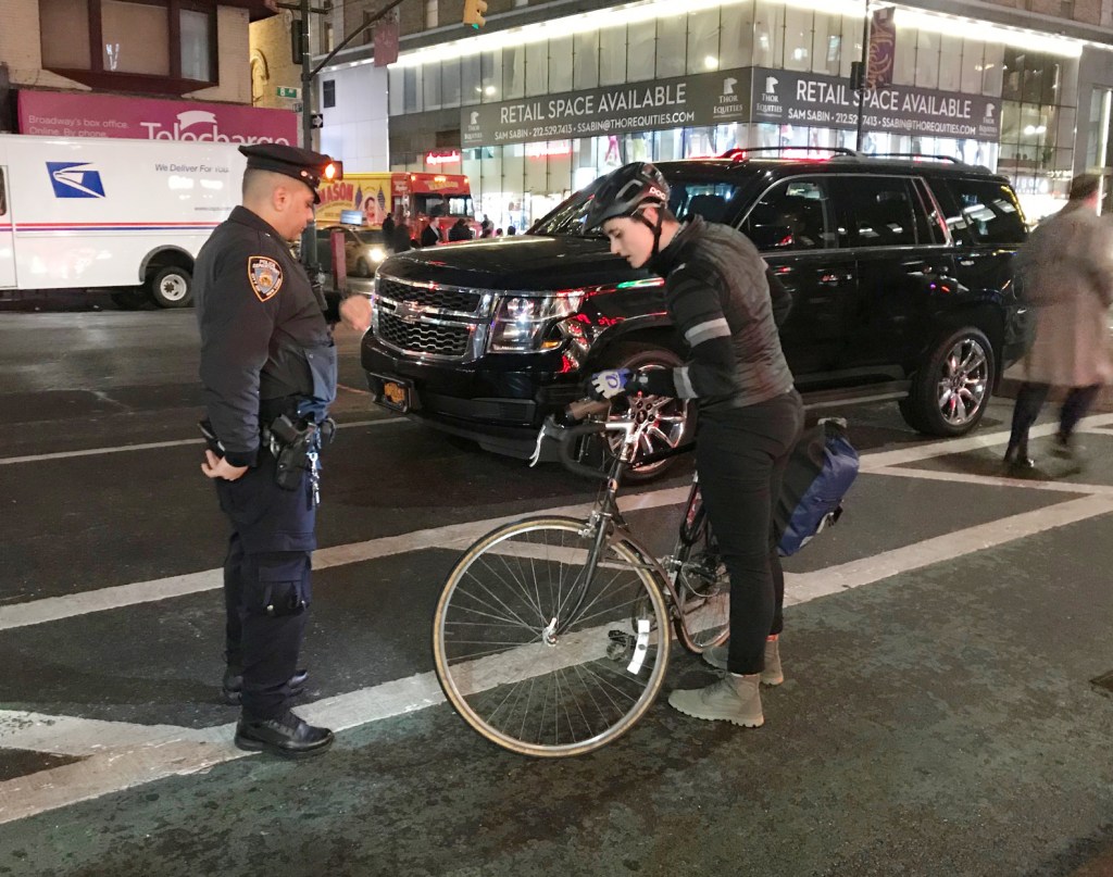 After Cyclist is Killed on Eighth Avenue, NYPD Cracks Down…On Cyclists!