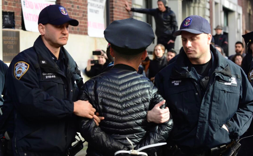 Here's another officer who was apprehended for his parking.