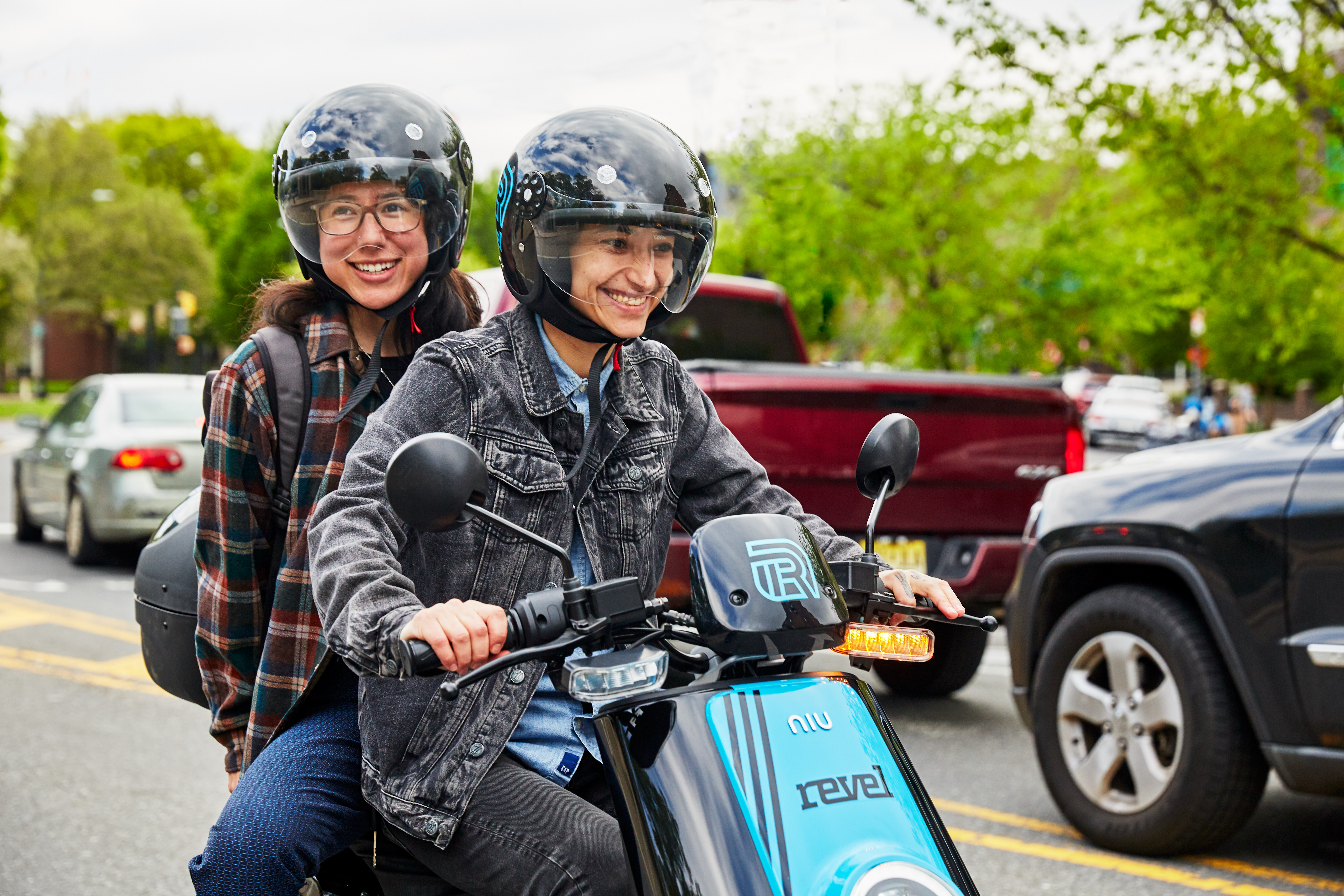 Two riders test out Revel. Photo: Revel.