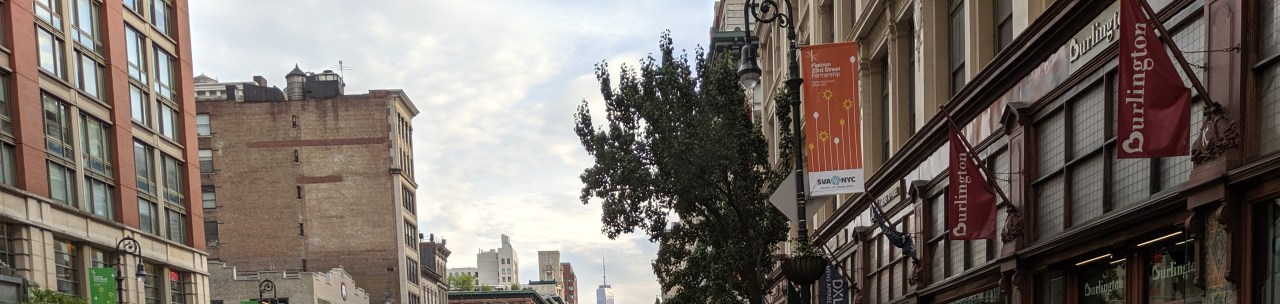 Manhattan Community Board 4 says NYPD is not a good partner of Vision Zero, for reasons like this. Above, a police car parks in a bike lane in Manhattan. Photo: Dan Miller