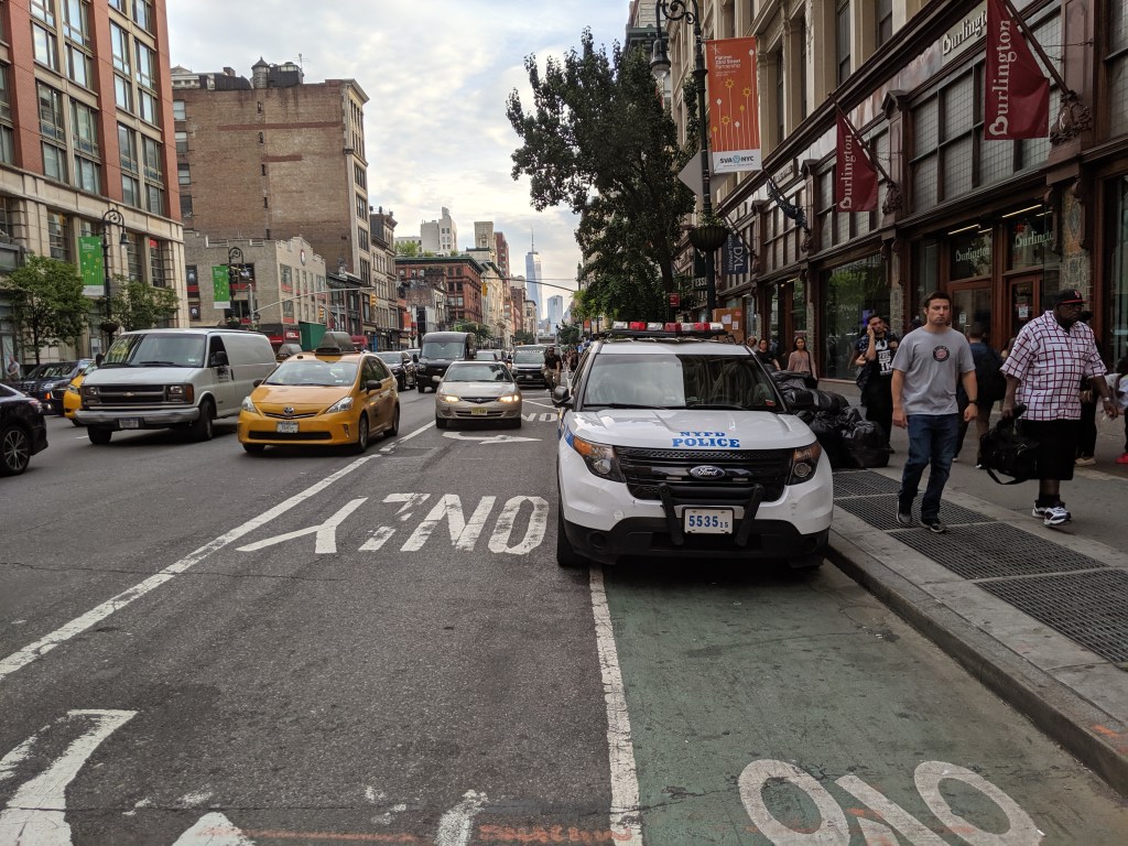DOT Wants Cameras to Catch Bike-Lane Blockers (But Will Albany Allow It?)