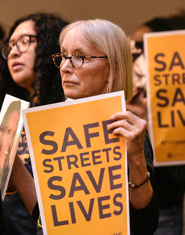 Mary Beth Kelly, leading the fight against traffic violence.