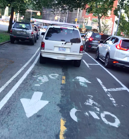 In Case You Need a Reminder: This is How Drivers Treat Bike Lanes