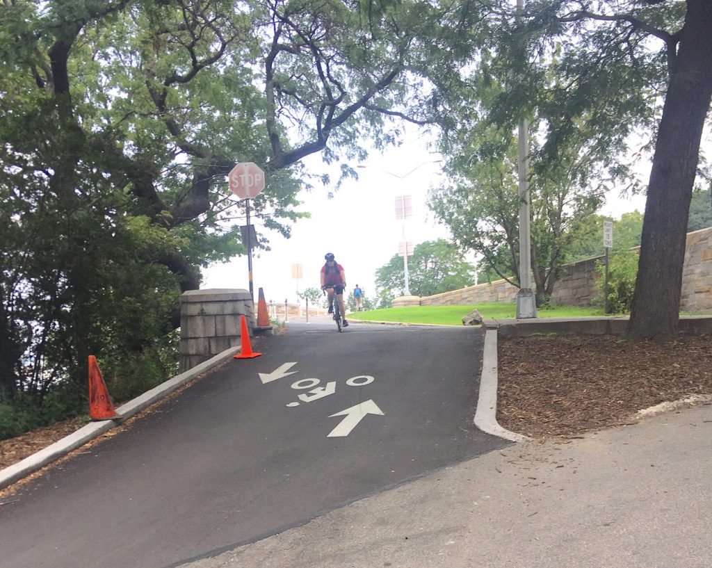 Cyclist Injured on Dangerous Riverside Park Bike Bypass — Need For Fix is Obvious