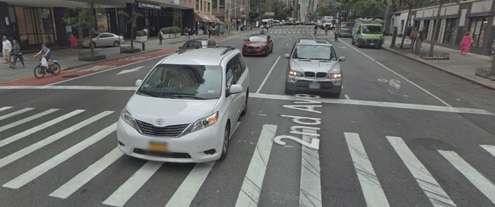 Second Avenue Bike Lane Gap Won’t Be Filled Until Next Year