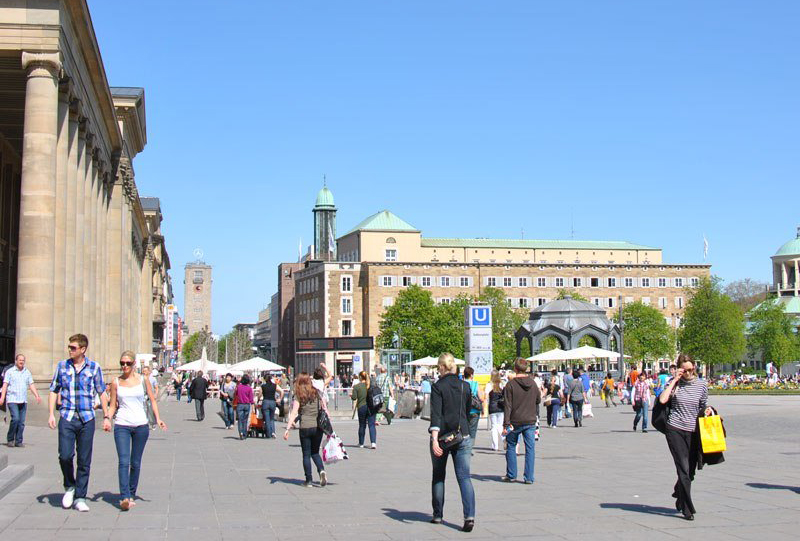 The Königstraße is Stuttgart.
