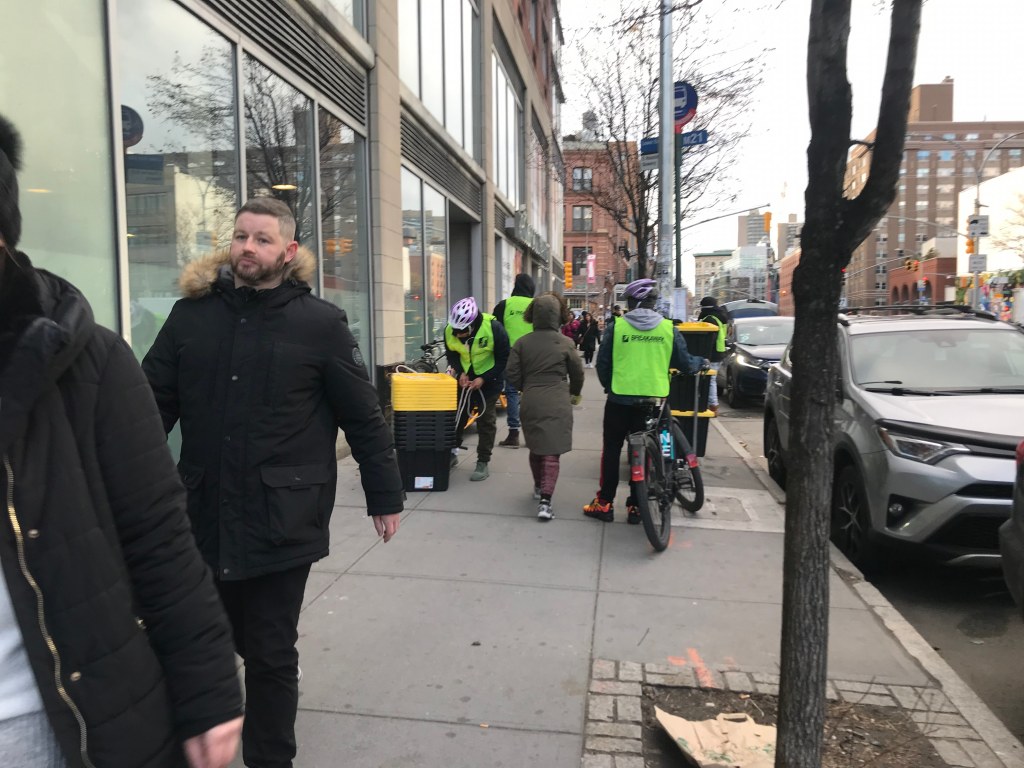 WHOLE FOOLS! Amazon Stealing Space from Pedestrians on Houston